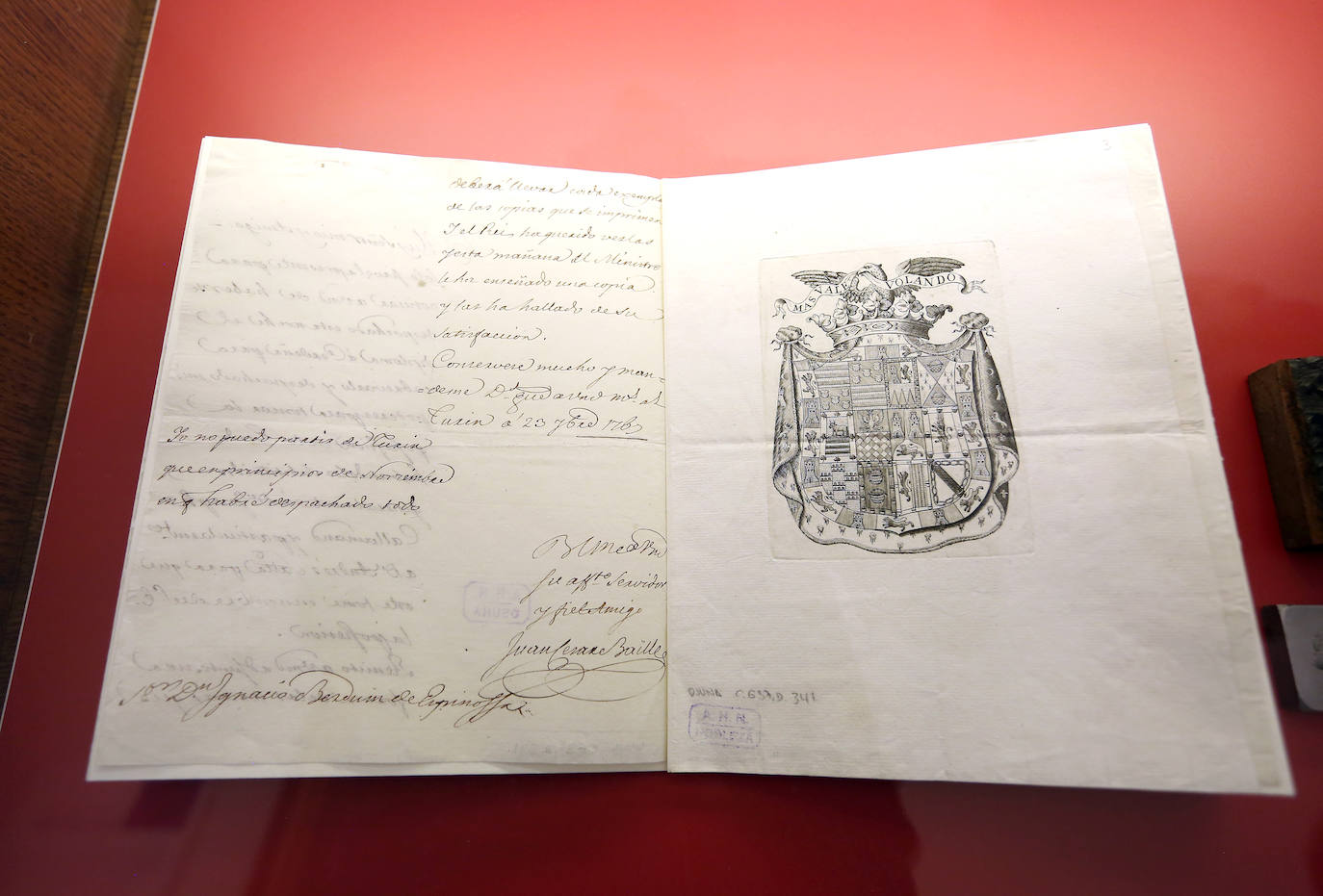 Los documentos de la exposición, en imágenes