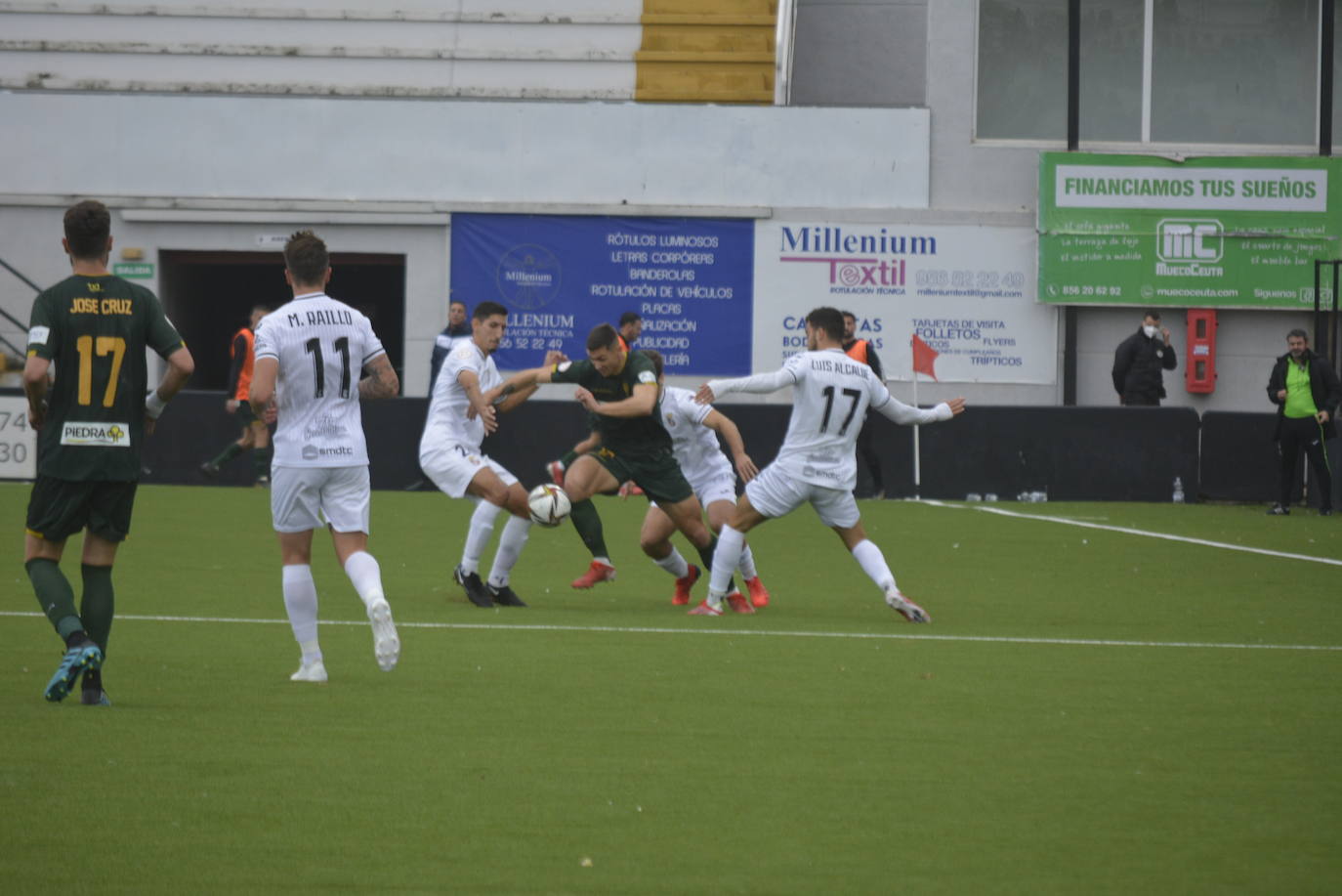 El partido del Córdoba CF contra el Ceuta, en imágenes