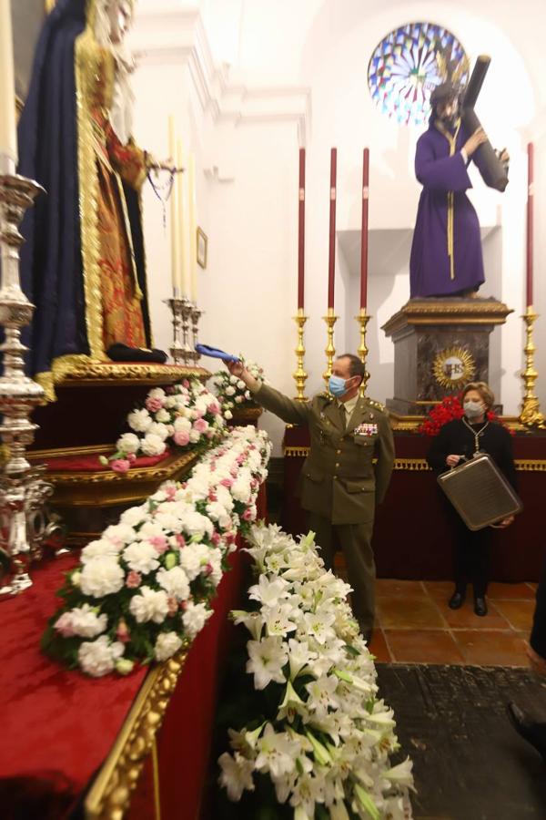 La misa de despedida de la Quinta Angustia a los militares, en imágenes