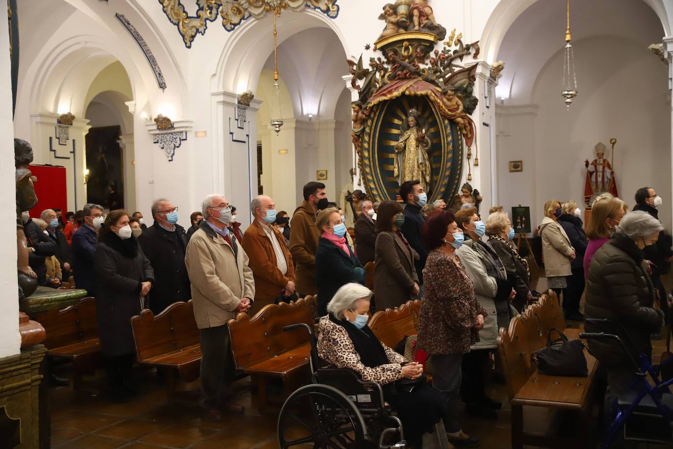 La misa de despedida de la Quinta Angustia a los militares, en imágenes