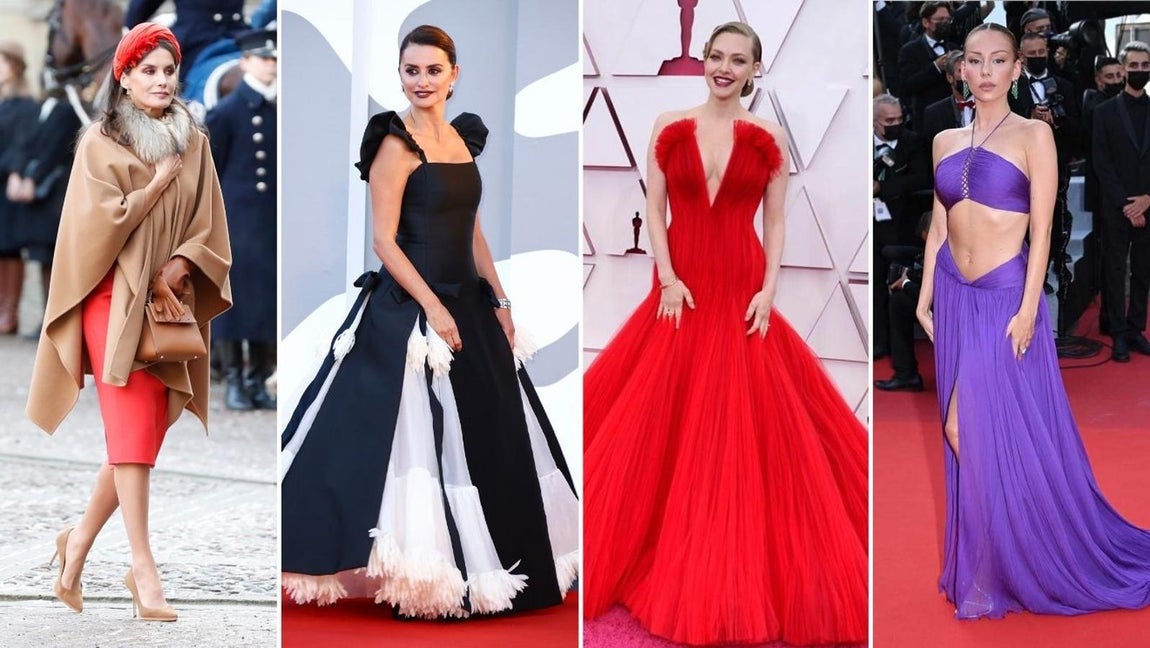 Un 2021 cargado de eventos. Si por algo se ha caracterizado este año, ha sido por la vuelta de las glamurosas fiestas, festivales de cine y semanas de la moda, que comenzaron de manera híbrida y han terminado de forma presencial. Esto ha significado también el retorno de las alfombras rojas con looks de ensueño donde las celebrities han mostrado que por mucho que pase el tiempo, tienen dominado eso de posar ante los flashes con sus mejores galas. Un 2021 en el que se han visto desde looks de princesa a apuestas más vanguardistas y que ABC Estilo ha querido resumir en doce estilismos que, de un modo otro, han marcado la diferencia a lo largo de estos meses.