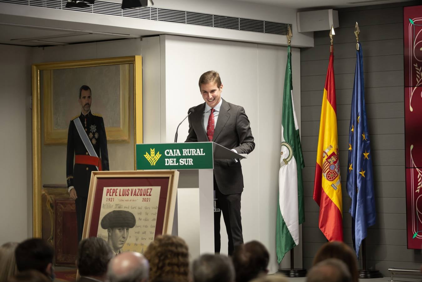 Presentación de los actos de homenaje a Pepe Luis Vázquez en el centenario de su nacimiento. VANESSA GÓMEZ