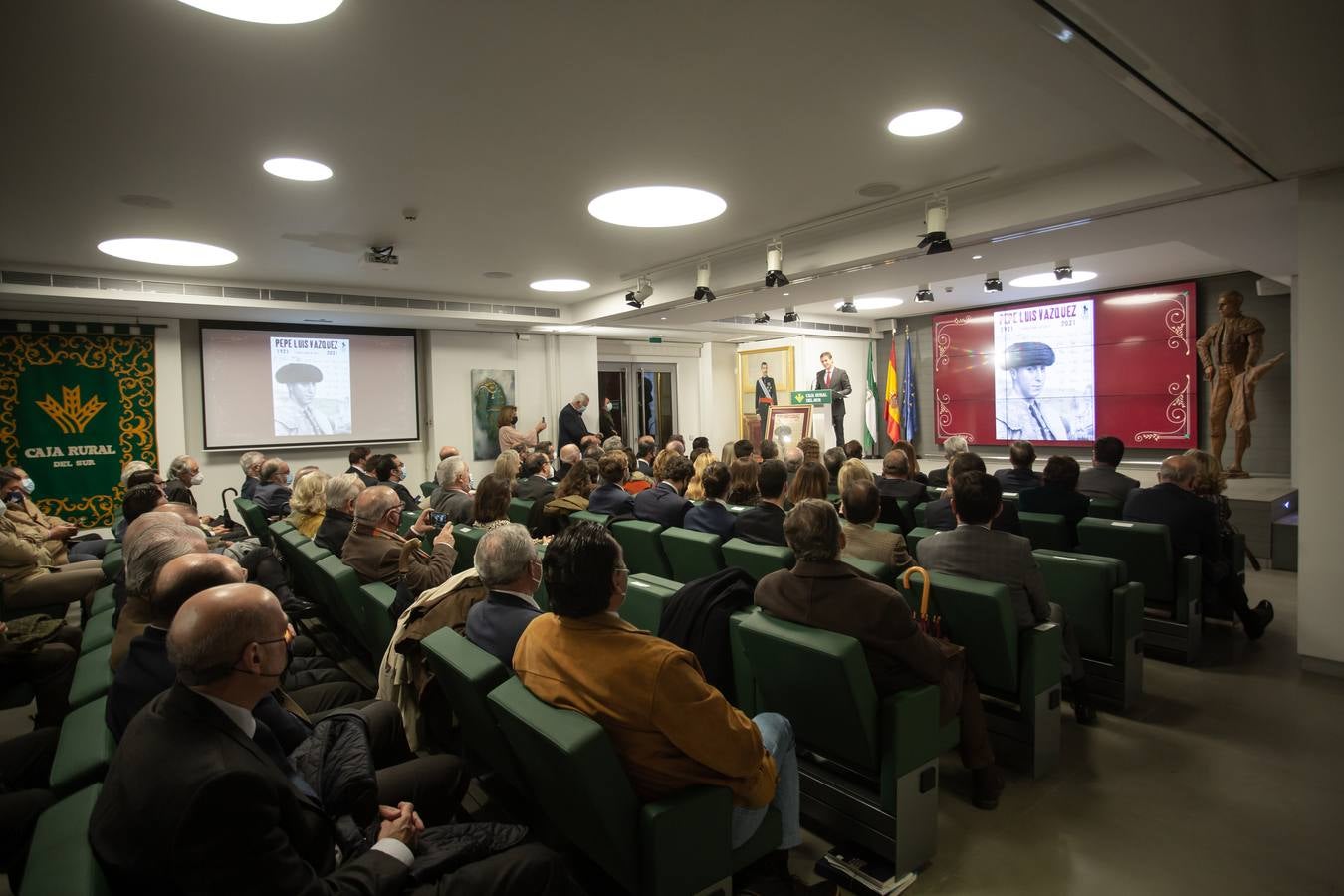 Presentación de los actos de homenaje a Pepe Luis Vázquez en el centenario de su nacimiento. VANESSA GÓMEZ