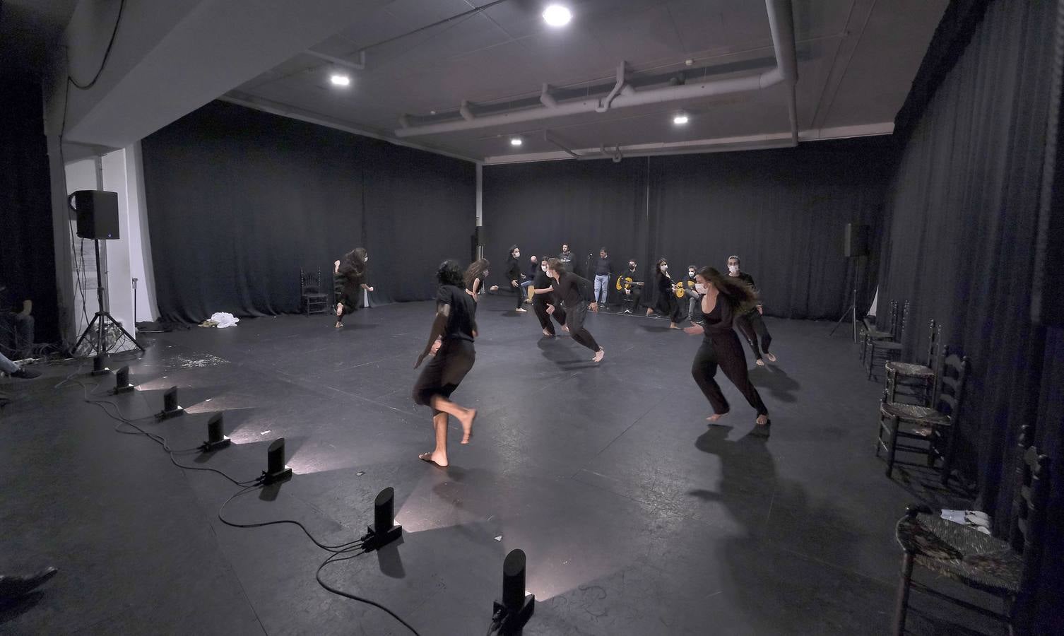 Jornada de puertas abiertas del Ballet Flamenco de Andalucía para los alumnos del conservatorio. J.M. SERRANO