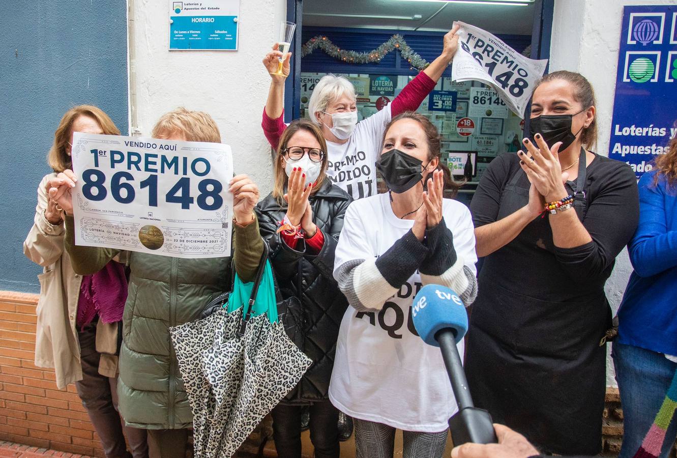 Parte del Gordo ha caído en Ayamonte (Huelva)  / ALBERTO DÍAZ