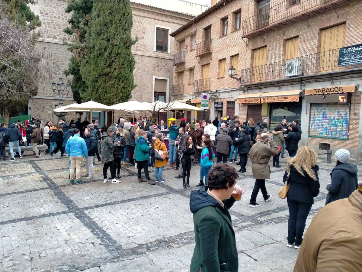 Las migas de Toledo, con poca gente y sin barras en la calle por el &#039;efecto pandemia&#039;