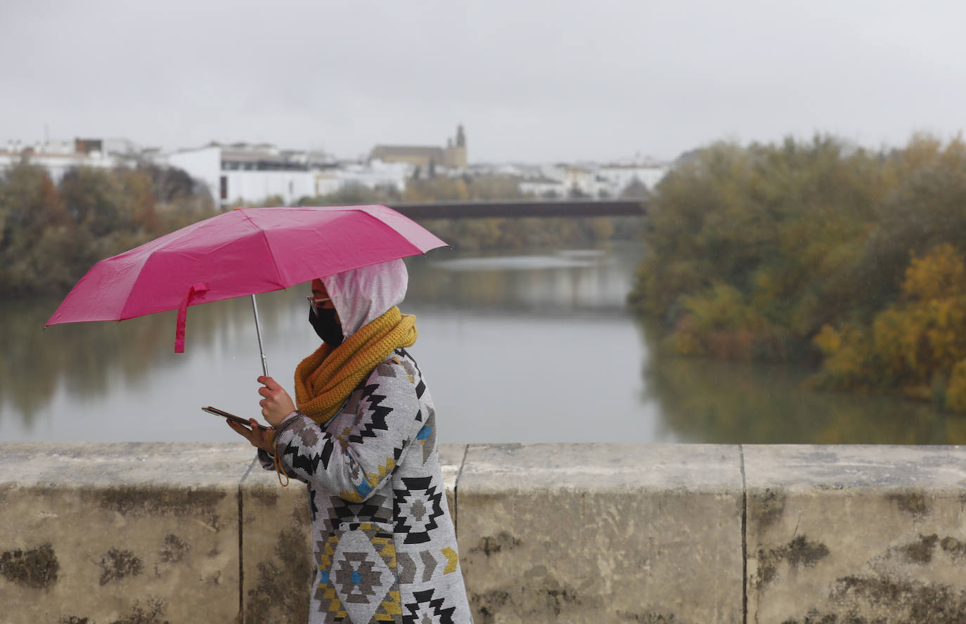 El impacto de las lluvias en el Guadalquivir en Córdoba, en imágenes