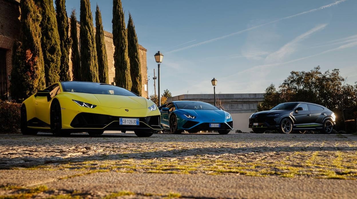 Fotogalería: Lamborghini Urus y Lamborghini Huracán EVO