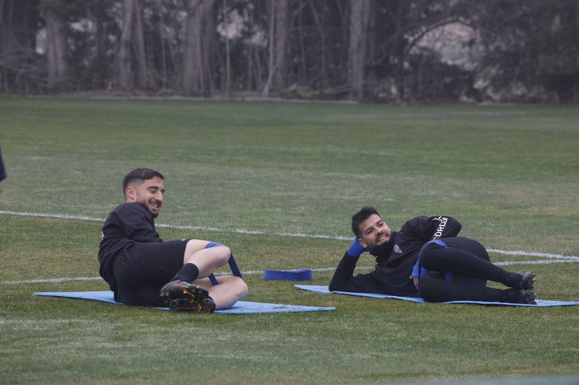 El primer entrenamiento del Córdoba CF en 2022, en imágenes