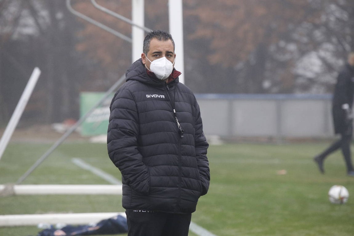 El primer entrenamiento del Córdoba CF en 2022, en imágenes