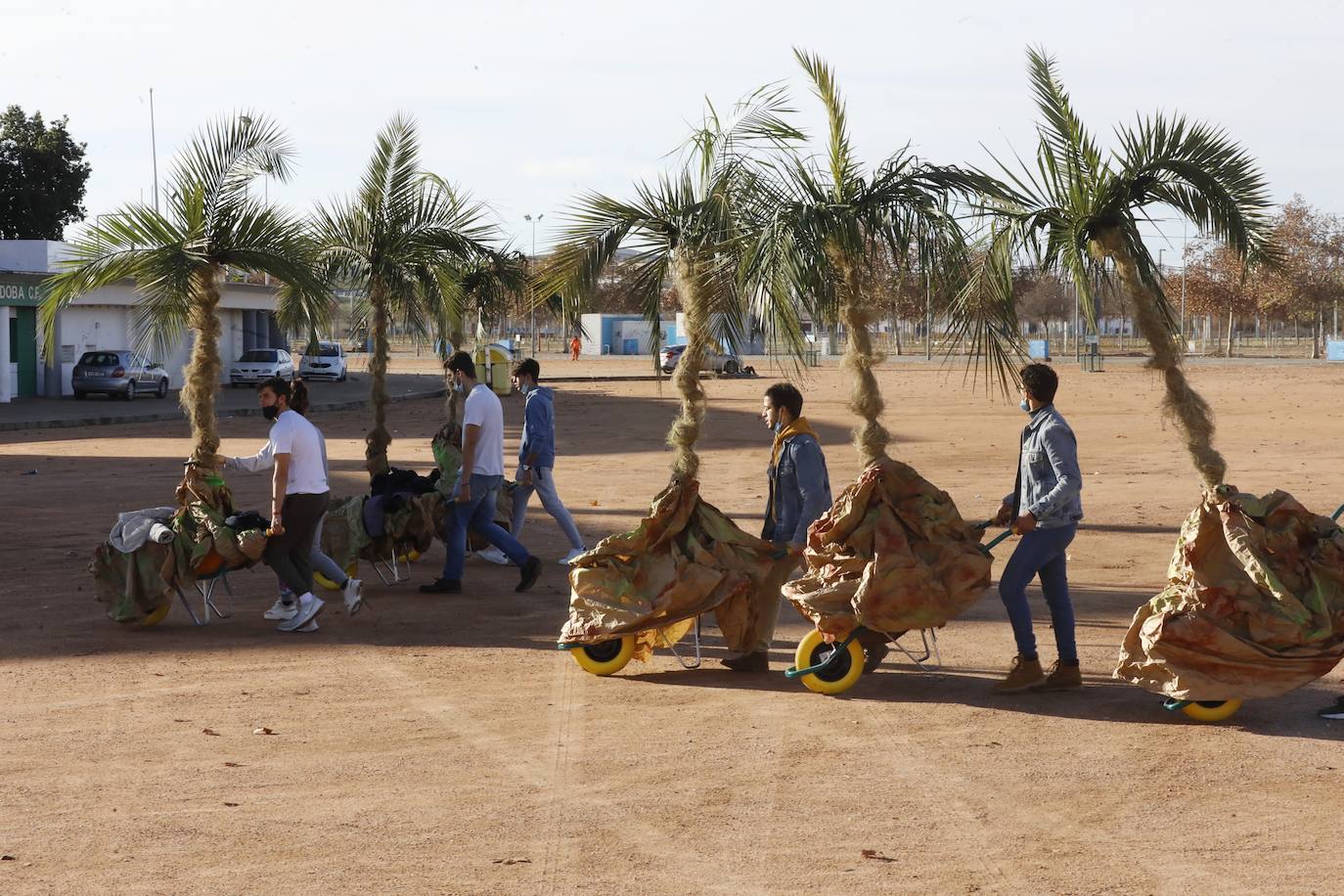 Los preparativos de la Cabalgata de Reyes Magos en Córdoba, en imágenes