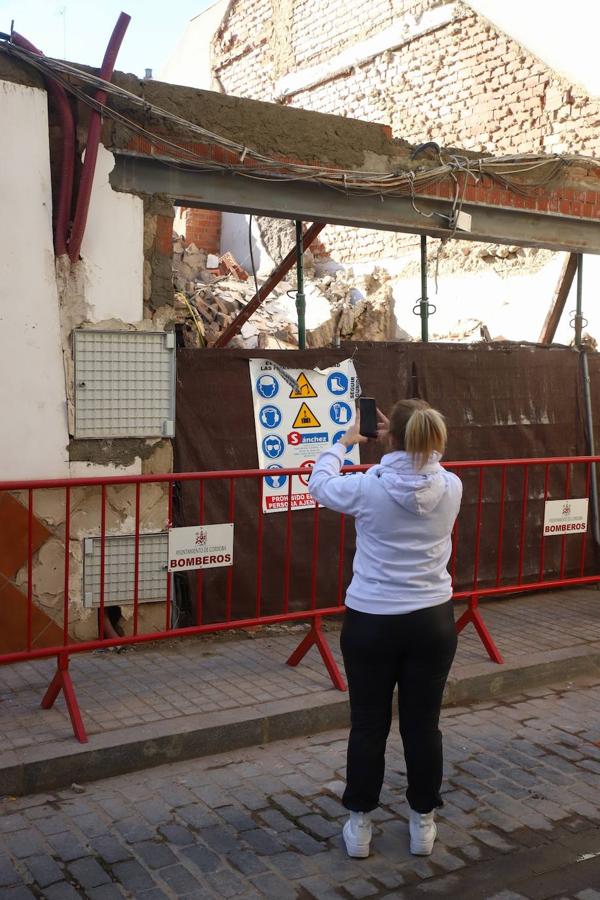 La casa derrumbada en la calle San Acisclo de Córdoba, en imágenes