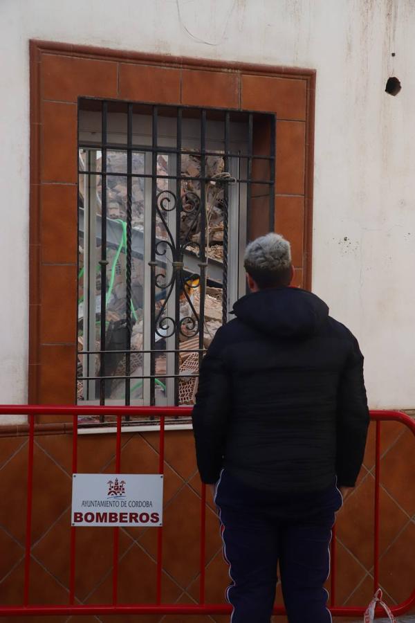 La casa derrumbada en la calle San Acisclo de Córdoba, en imágenes