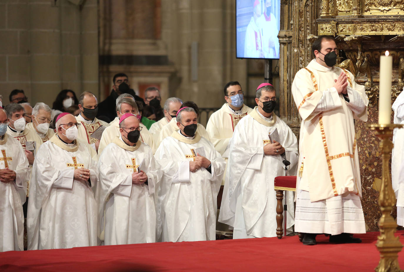 La toma de posesión de García Magán, como obispo auxiliar de Toledo