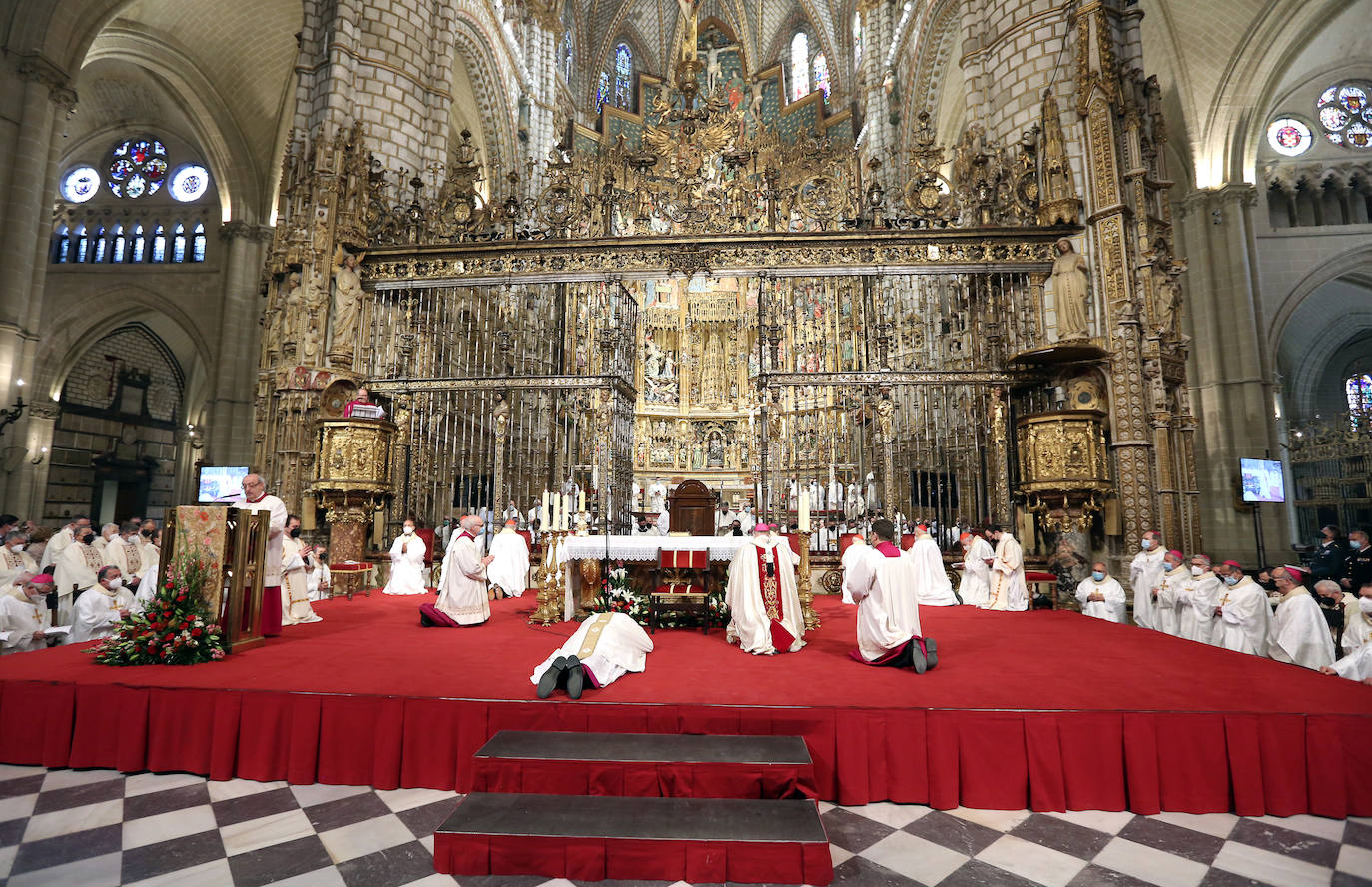 La toma de posesión de García Magán, como obispo auxiliar de Toledo