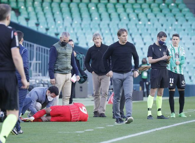 Derbi Betis-Sevilla, las imágenes del partido de Copa del Rey en el Villamarín