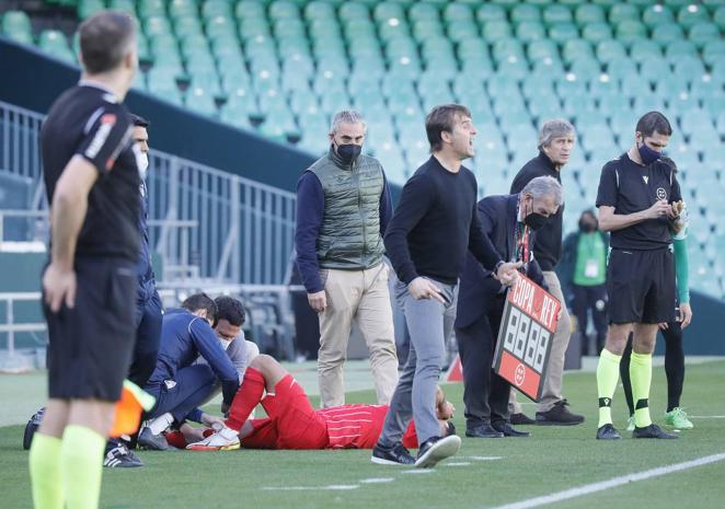 Derbi Betis-Sevilla, las imágenes del partido de Copa del Rey en el Villamarín