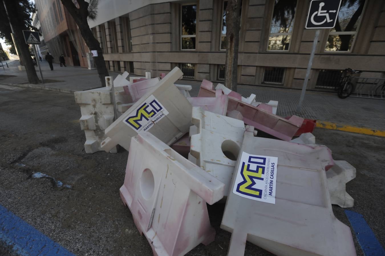 FOTOS: Obras en la Plaza de España de Cádiz