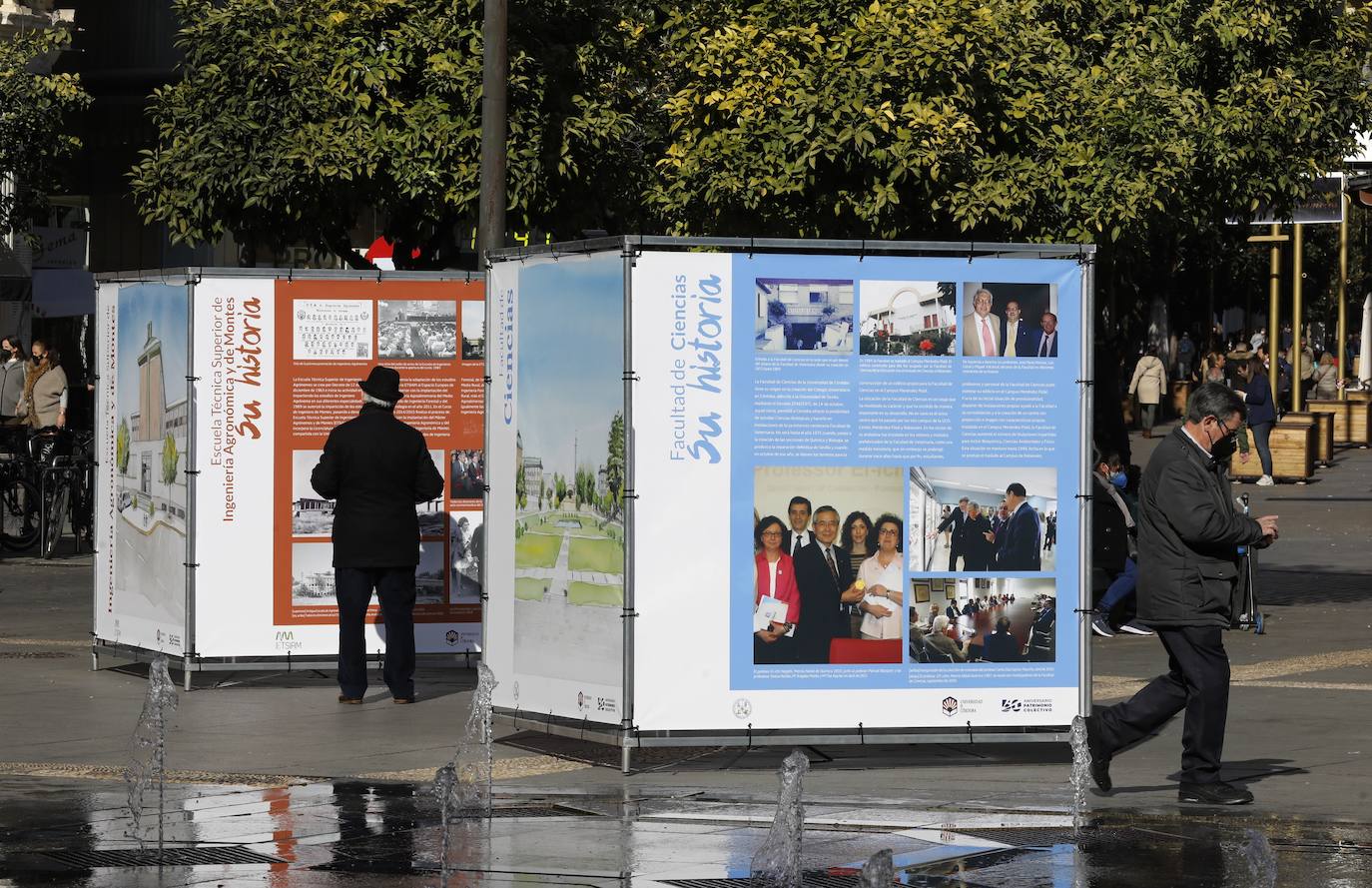 La exposición del 50 aniversario de la Universidad de Córdoba, en imágenes