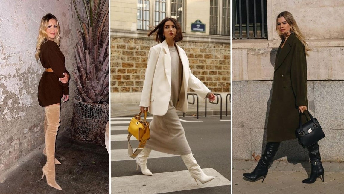 Vestidos y faldas con botas, el combo ganador para afrontar las bajas temperaturas. No hay duda de que los vestidos y faldas son una de las alternativas más cómodas en cualquier época del año. Sin embargo, en invierno para muchas presentan la problemática del frío, una cuestión de fácil solución si se le añaden las medias y el calzado adecuado. Si en temporadas anteriores la tendencia dictaminaba que lo que predominaban eran los botines para acompañarlos, en los últimos tiempos sin embargo la tendencia ha cambiado, rescatando las reminiscencias de los años setenta en donde imperaban los diseños de caña media (o alta). Por un lado, se llevan con diseños midi; o por el contrario, con versiones XXS. Pero en cualquiera de los casos si algo se saca en claro es que contribuyen a que los looks queden cargados de fuerza. Para todas las que busquen inspiración para combinar sus botas de una forma acertada, a continuación se recopila una selección de vestidos y faldas con los que acertar seguro y que además servirán también incluso cuando el invierno haya terminado.