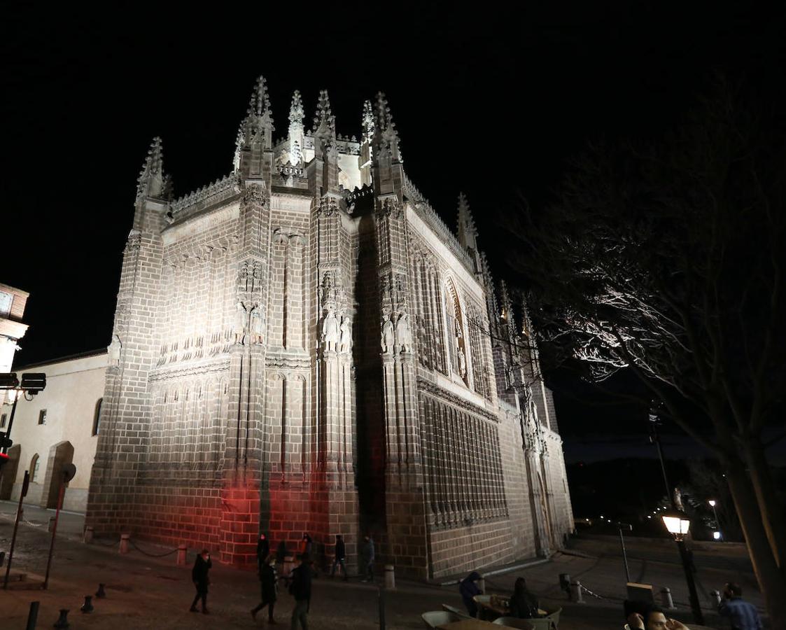 Las imágenes de la nueva iluminación del monumento