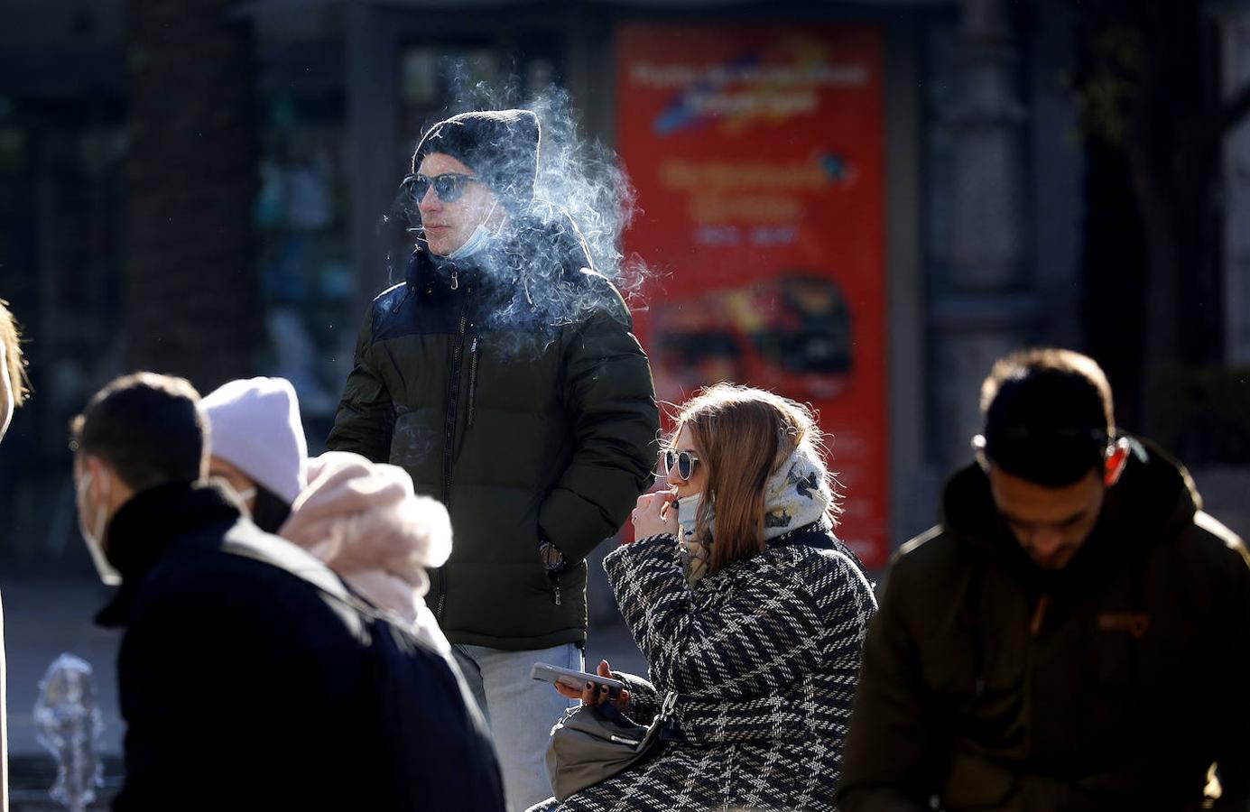 El frío invernal de enero en las calles de Córdoba, en imágenes