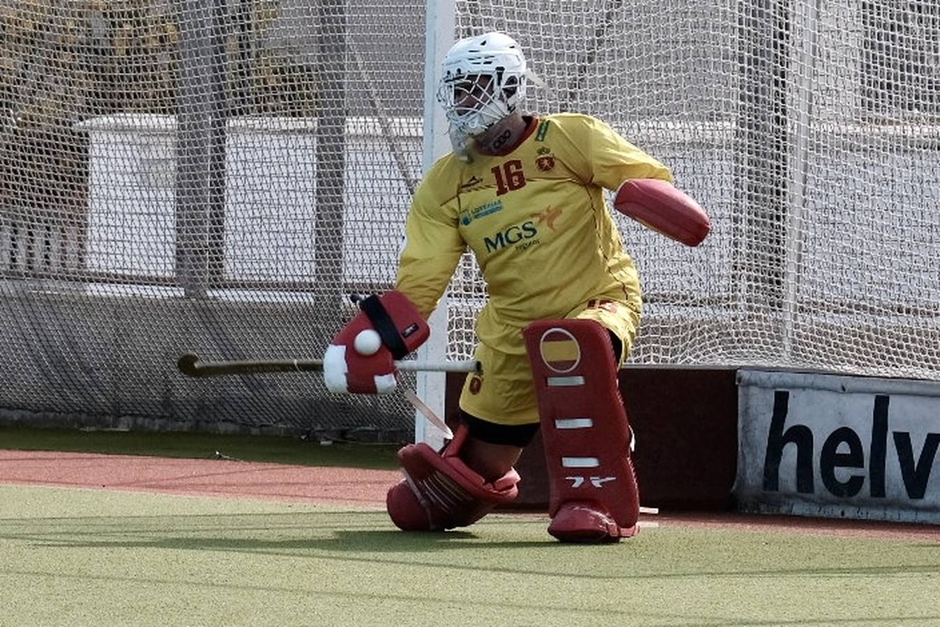 FOTOS: Derrota de la selección de España de hockey hierba en San Fernando