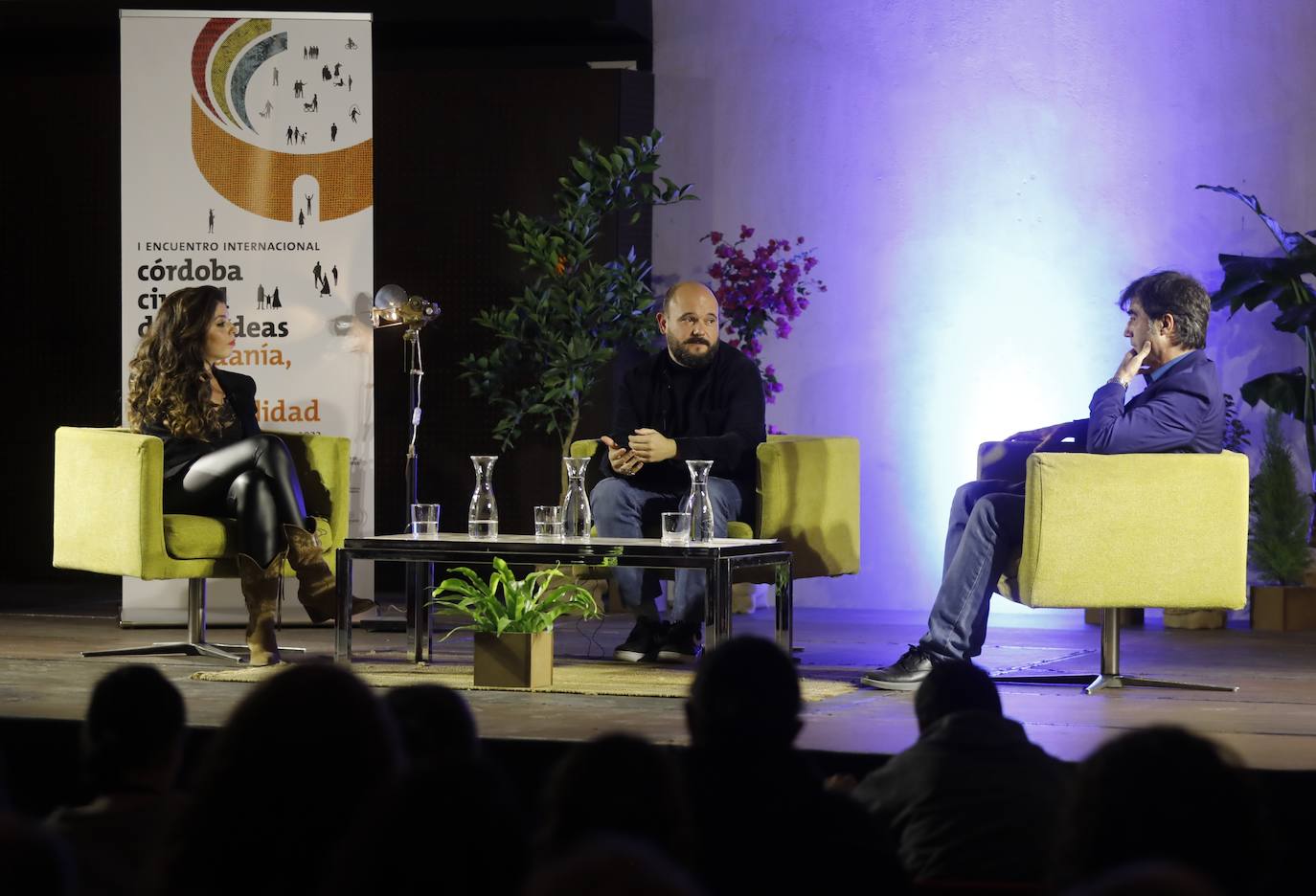 La charla de Soleá Morente y Niño de Elche en Córdoba, en imágenes