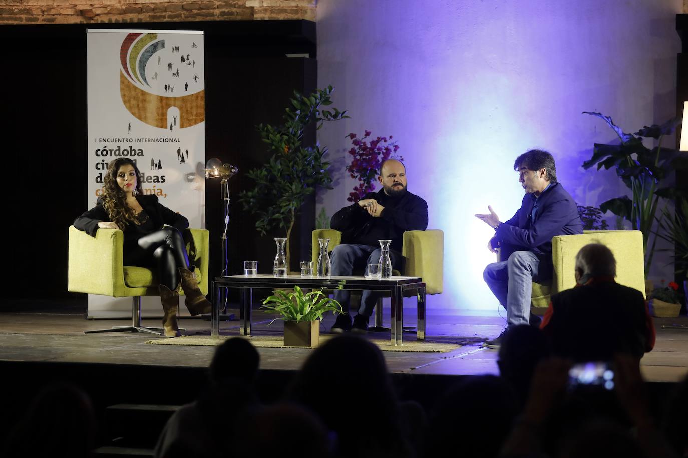 La charla de Soleá Morente y Niño de Elche en Córdoba, en imágenes