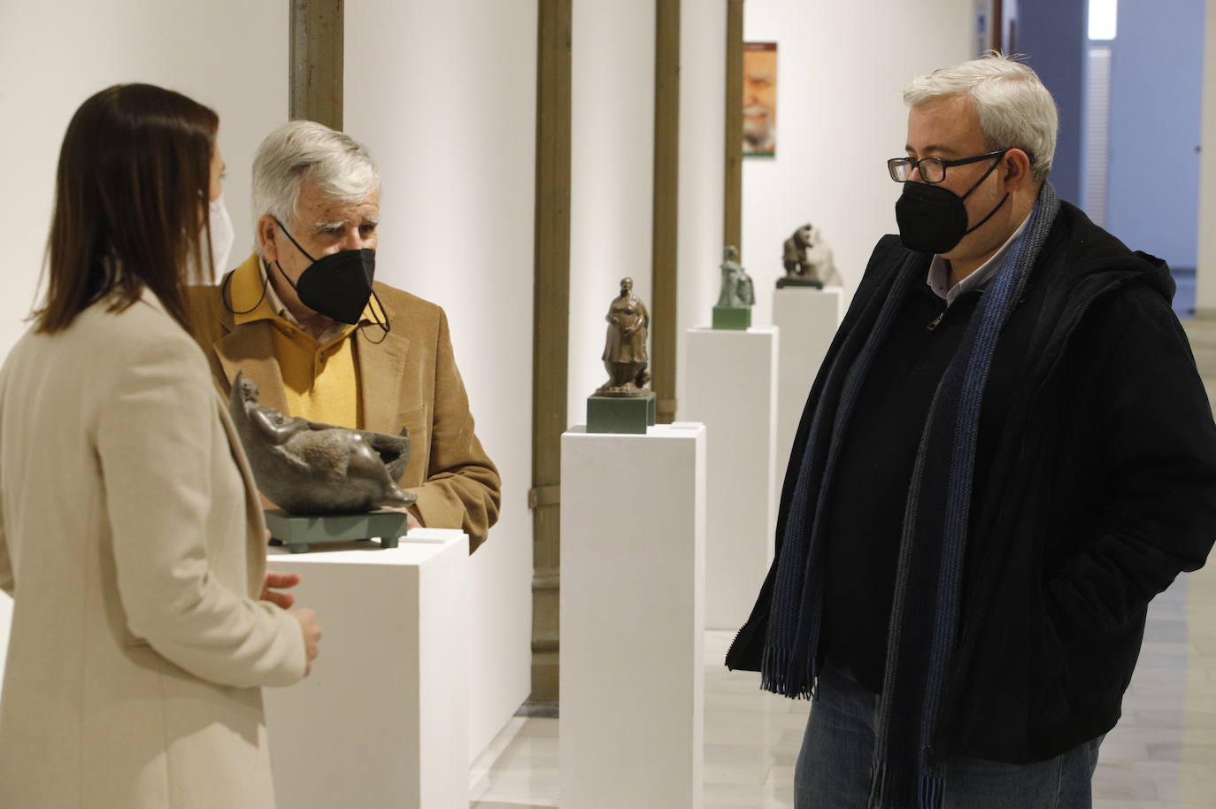 La exposición del escultor Paco Luque en Córdoba, en imágenes