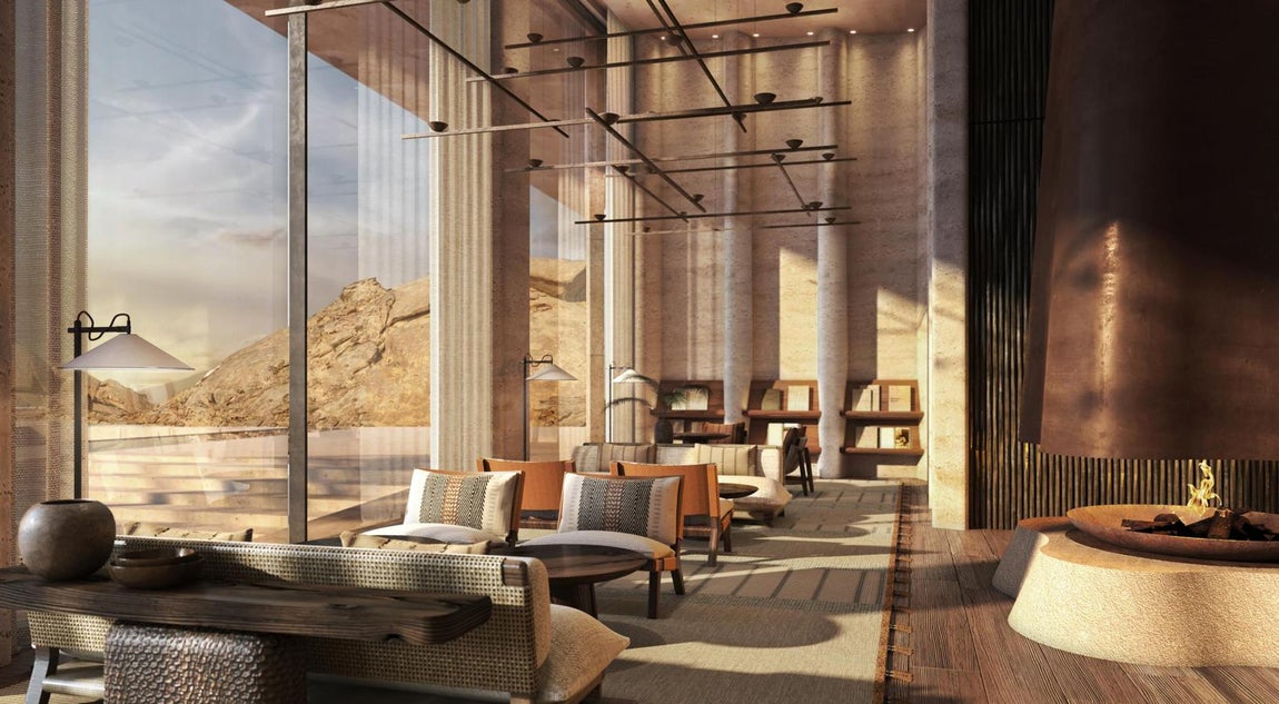 Desert Rock, así es el Resort de lujo excavado en las rocas. Habrá una amplia variedad de opciones disponibles en lo que concierne a los tipos de alojamiento. Desde viviendas a nivel del suelo hasta otras situadas en grietas a mitad de la montaña o habitaciones excavadas dentro del macizo rocoso.