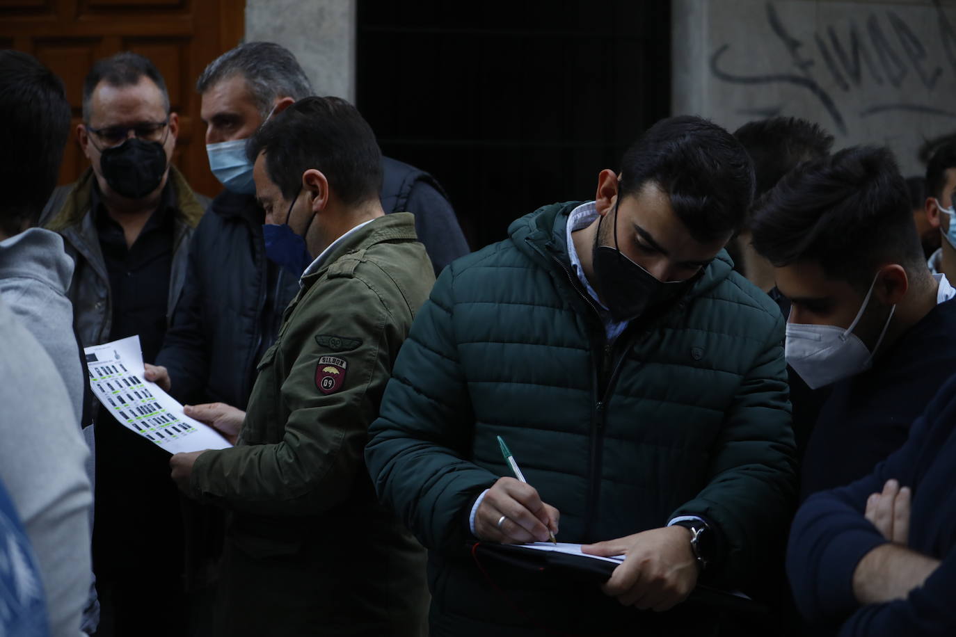 Las &#039;igualás&#039; de los costaleros de la Sentencia de Córdoba, en imágenes