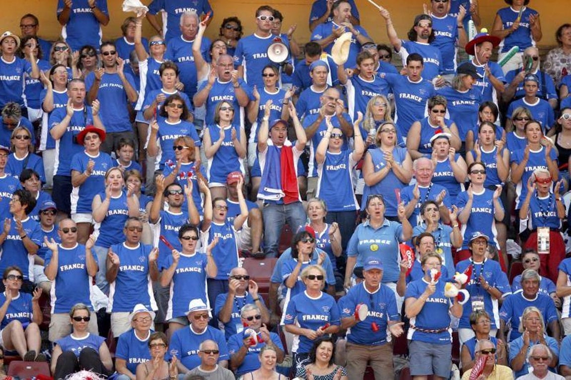 Rafa Nadal en la Copa Davis de 2011 en Córdoba, en imágenes