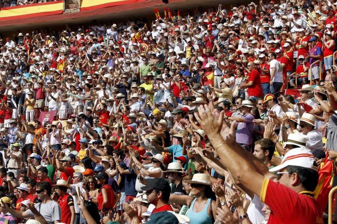 Rafa Nadal en la Copa Davis de 2011 en Córdoba, en imágenes
