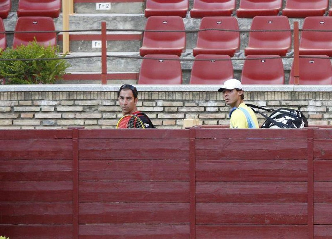 Rafa Nadal en la Copa Davis de 2011 en Córdoba, en imágenes