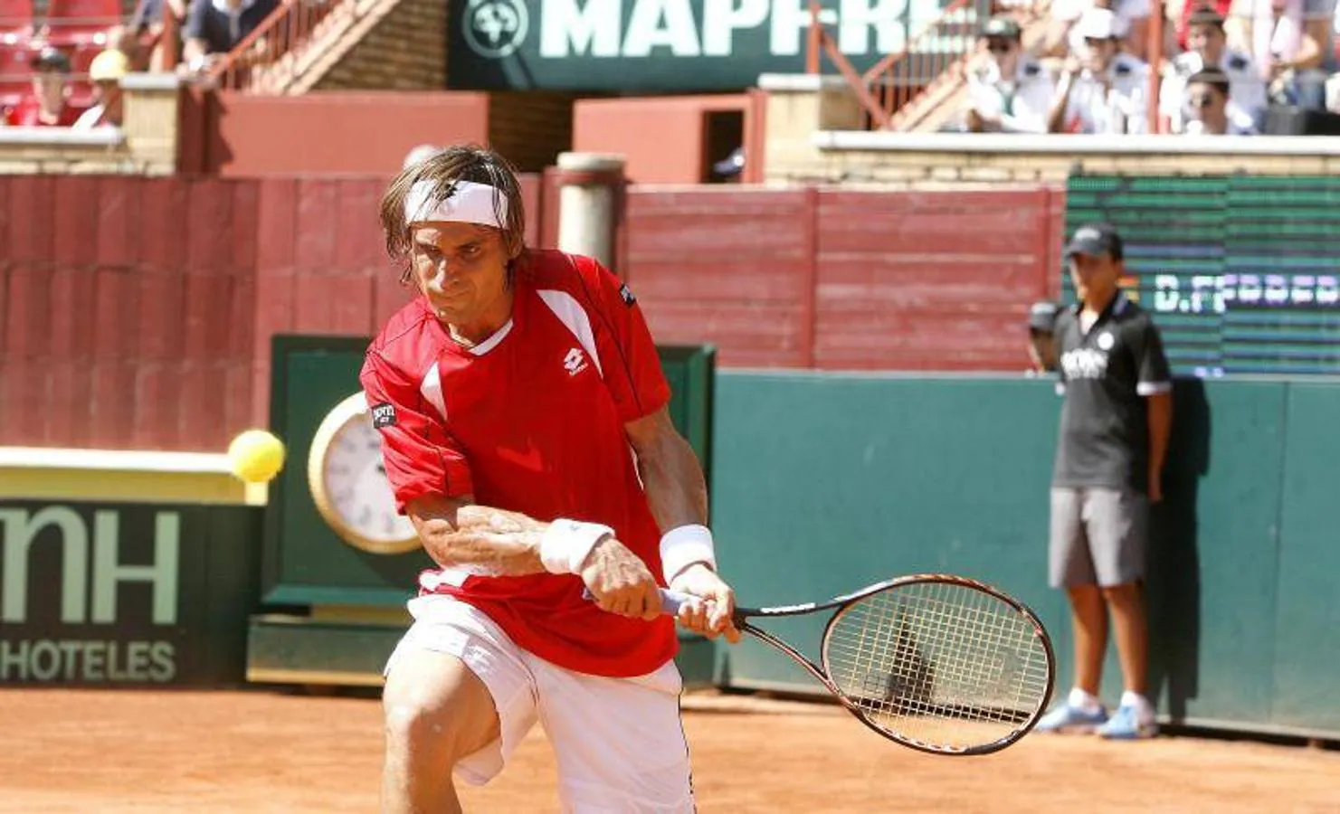 Rafa Nadal en la Copa Davis de 2011 en Córdoba, en imágenes