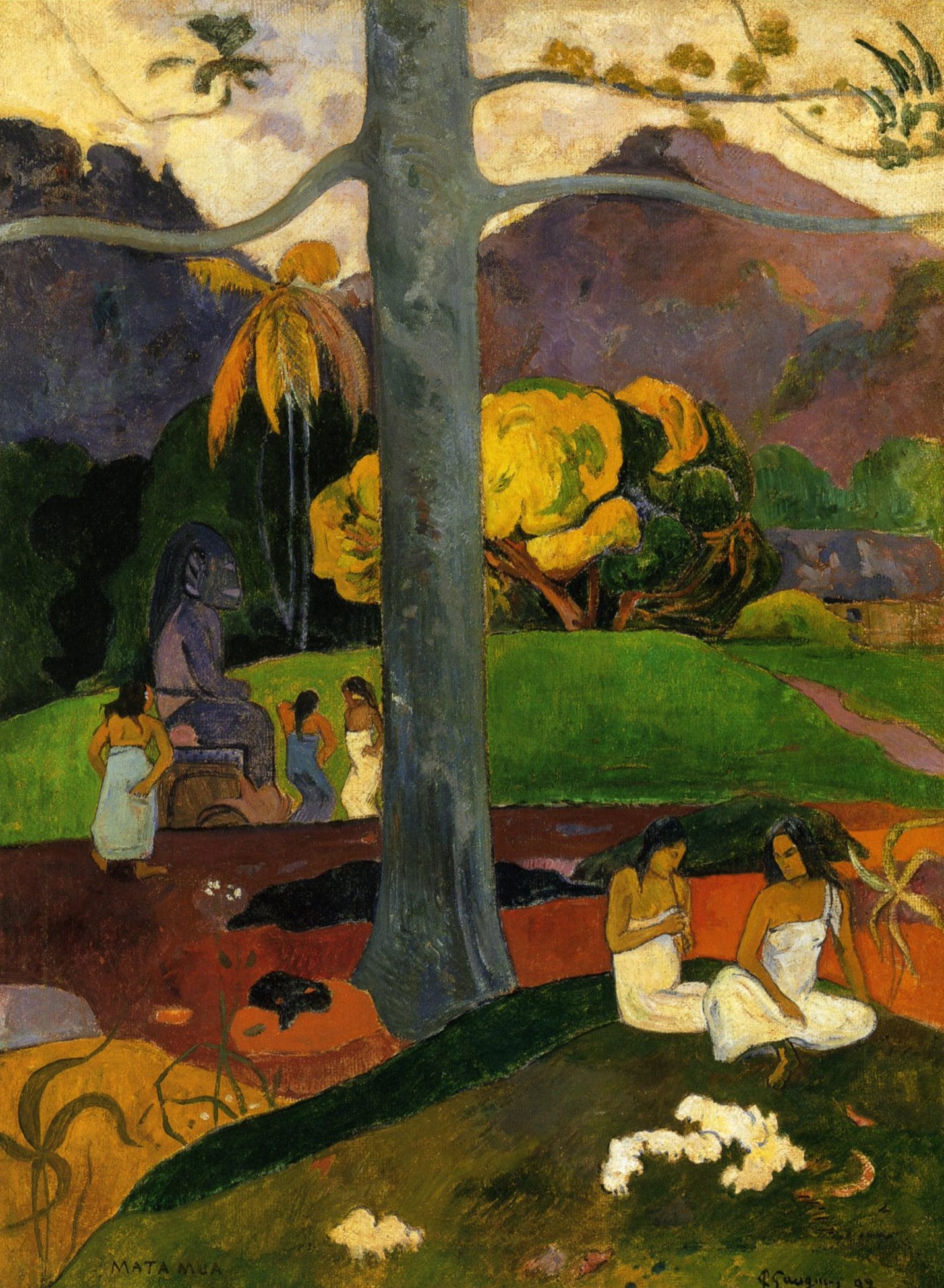 Gauguin. 'Mata Mua (Érase una vez)', de 1892. Valorado en 250 millones de dólares