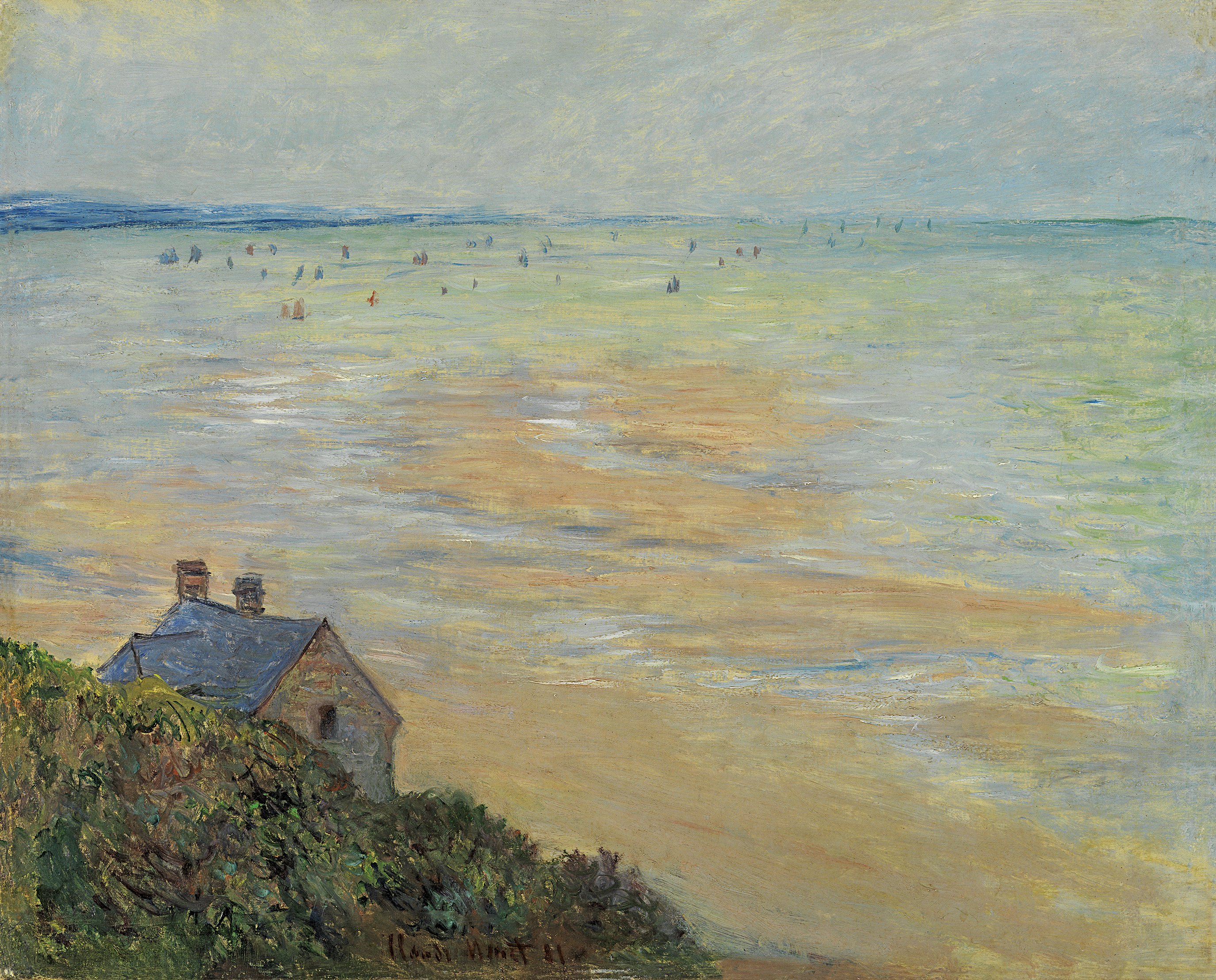 Monet. 'La cabaña de Trouville, marea baja' (1882). Valorado en 40 millones de dólares