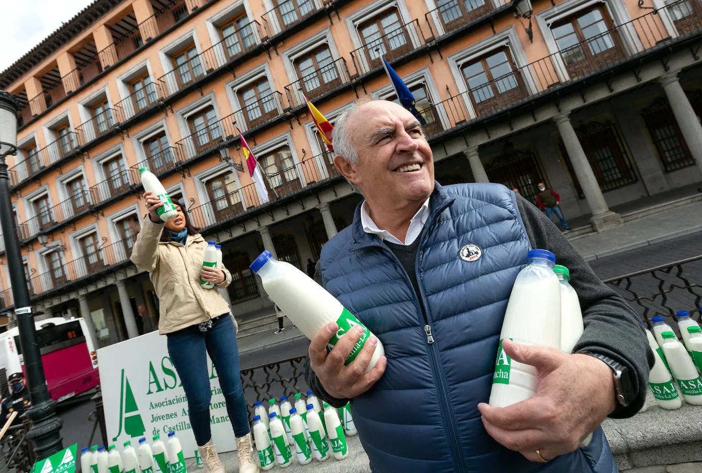 Concentración de ganaderos de vacuno de leche en Toledo