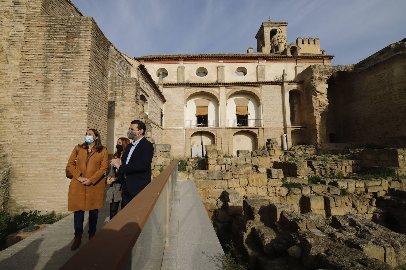 En imagénes, las obras en el Alcázar de Córdoba a punto de comenzar