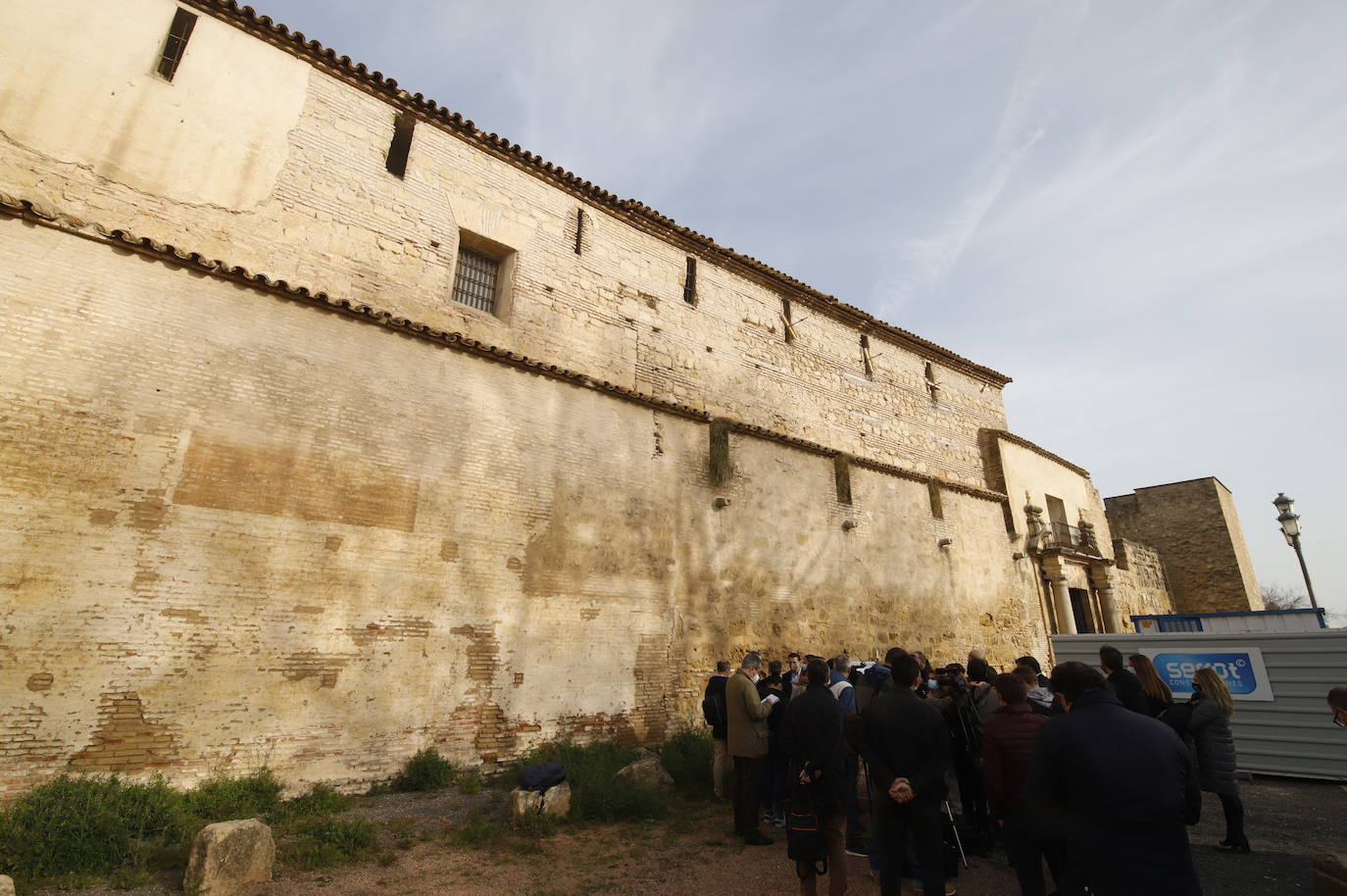 En imagénes, las obras en el Alcázar de Córdoba a punto de comenzar