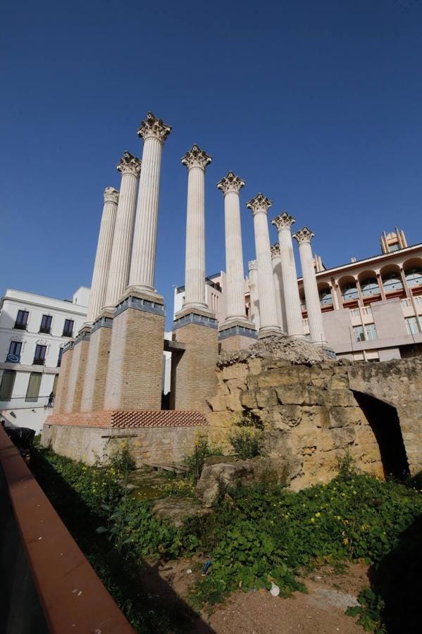 El descuido del Templo Romano de Córdoba, en imágenes