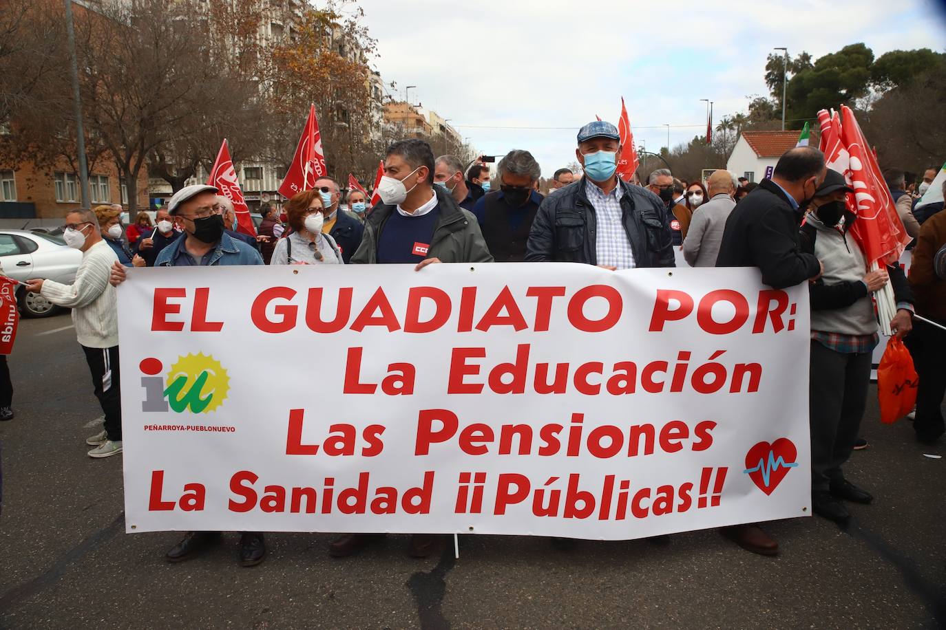 La manifestación en defensa de la sanidad pública en Córdoba, en imágenes