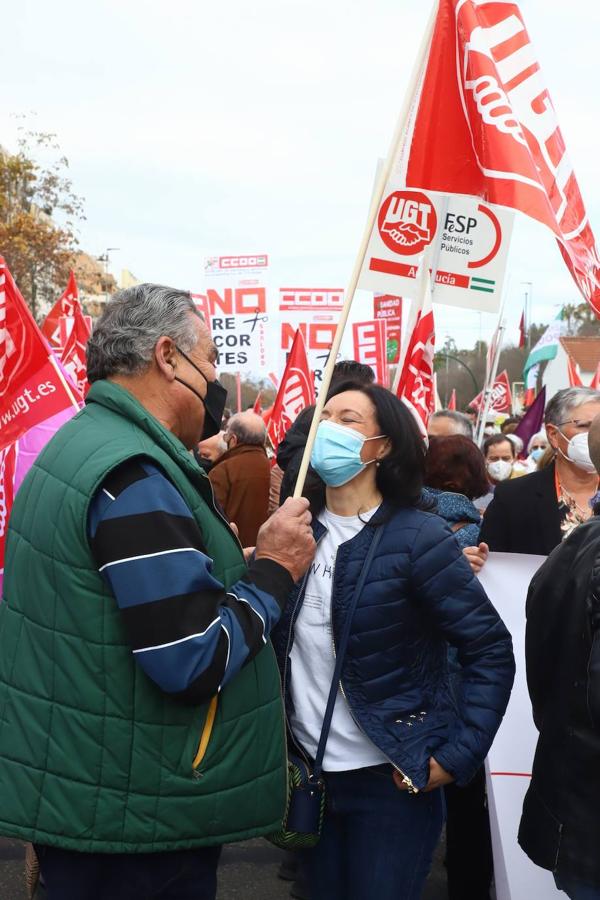 La manifestación en defensa de la sanidad pública en Córdoba, en imágenes