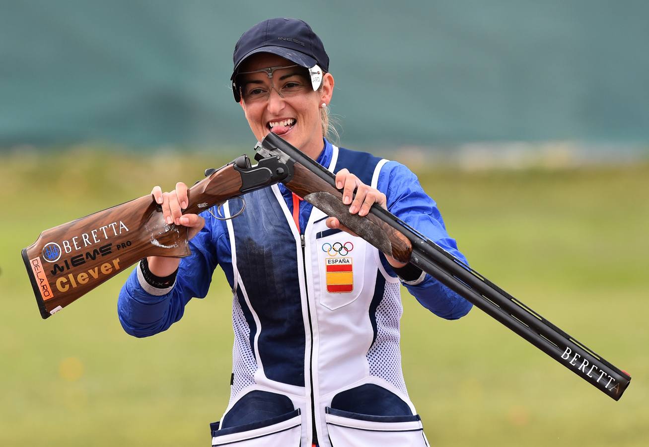 Fátima Gálvez, campeona de Tiro Olímpico. Medalla del Deporte