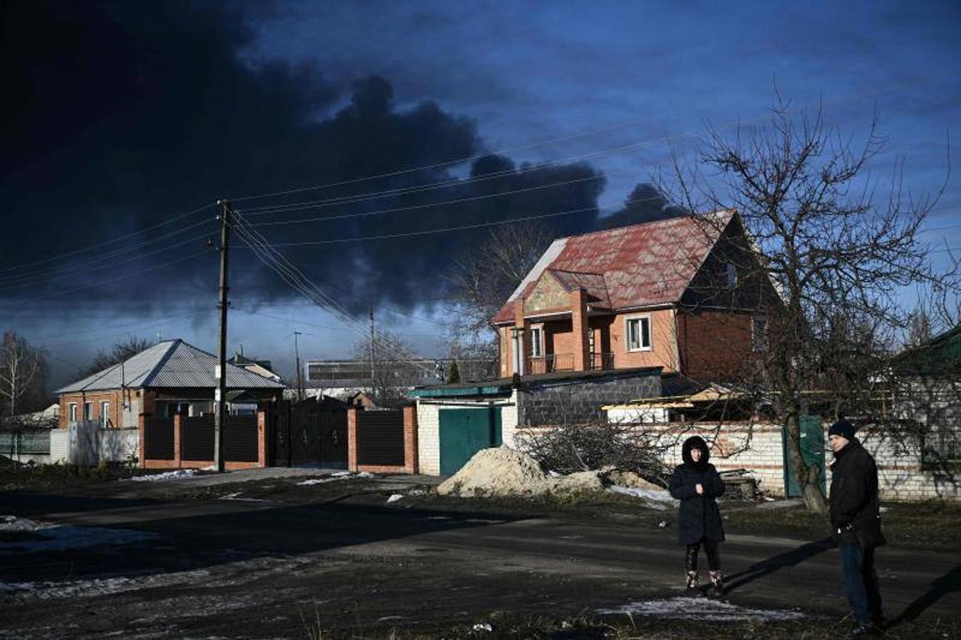 Así han sido las primeras horas de la guerra de Rusia contra Ucrania, en imágenes