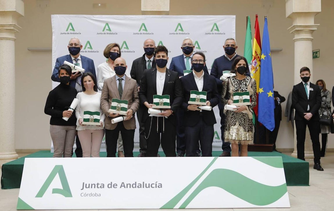 La entrega de las banderas de Andalucía en Córdoba, en imágenes