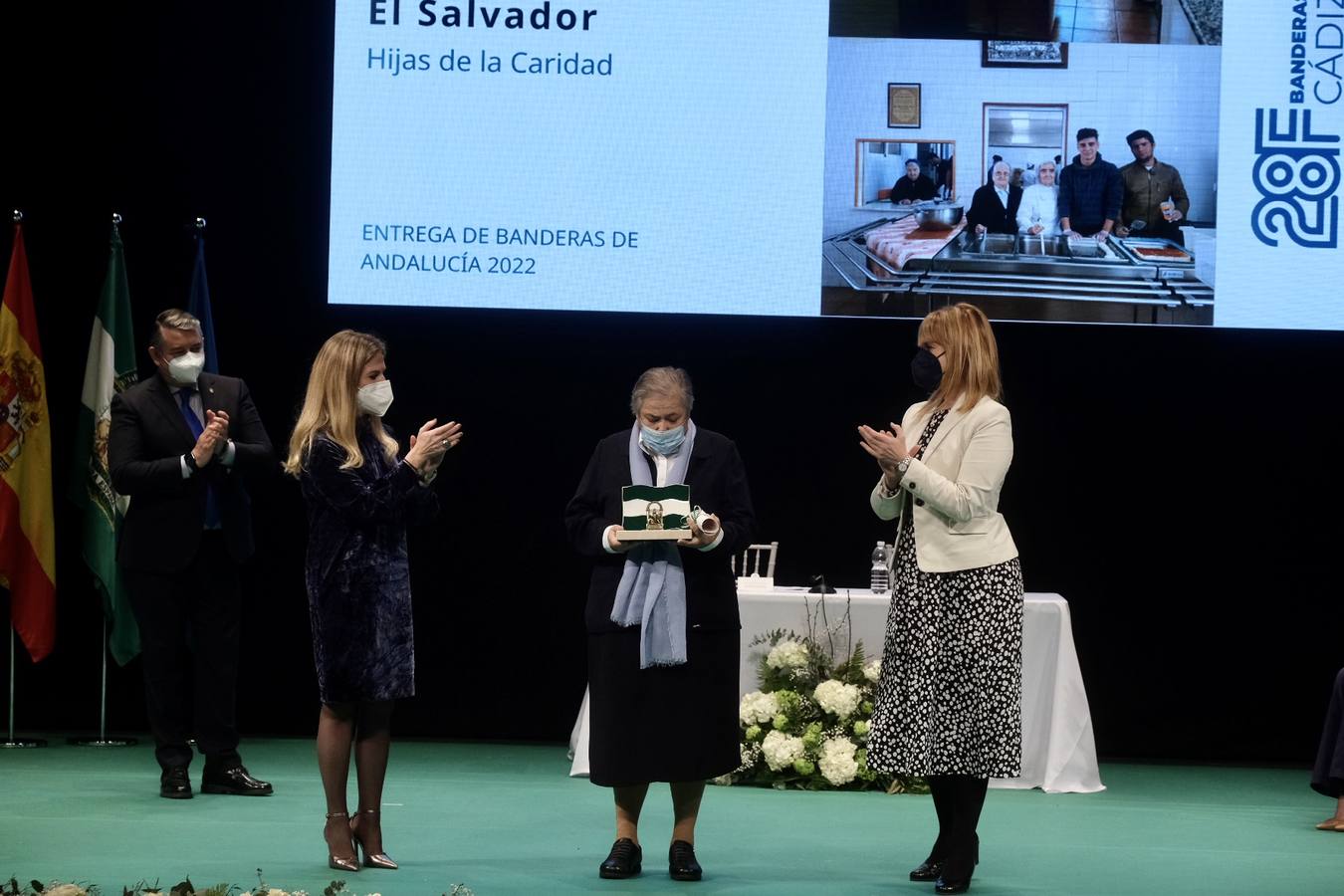 Fotos: Entrega de Banderas de Andalucía en la provincia de Cádiz