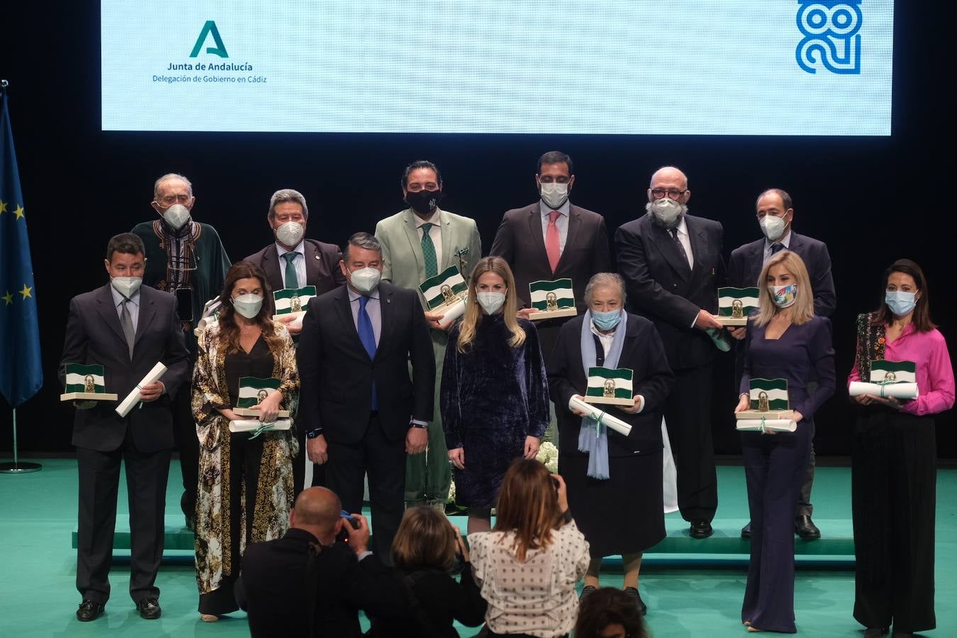 Fotos: Entrega de Banderas de Andalucía en la provincia de Cádiz