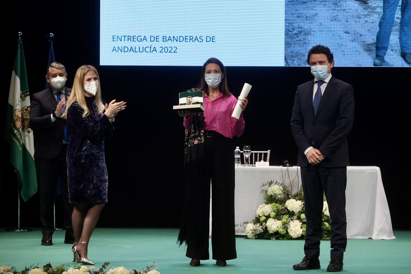 Fotos: Entrega de Banderas de Andalucía en la provincia de Cádiz